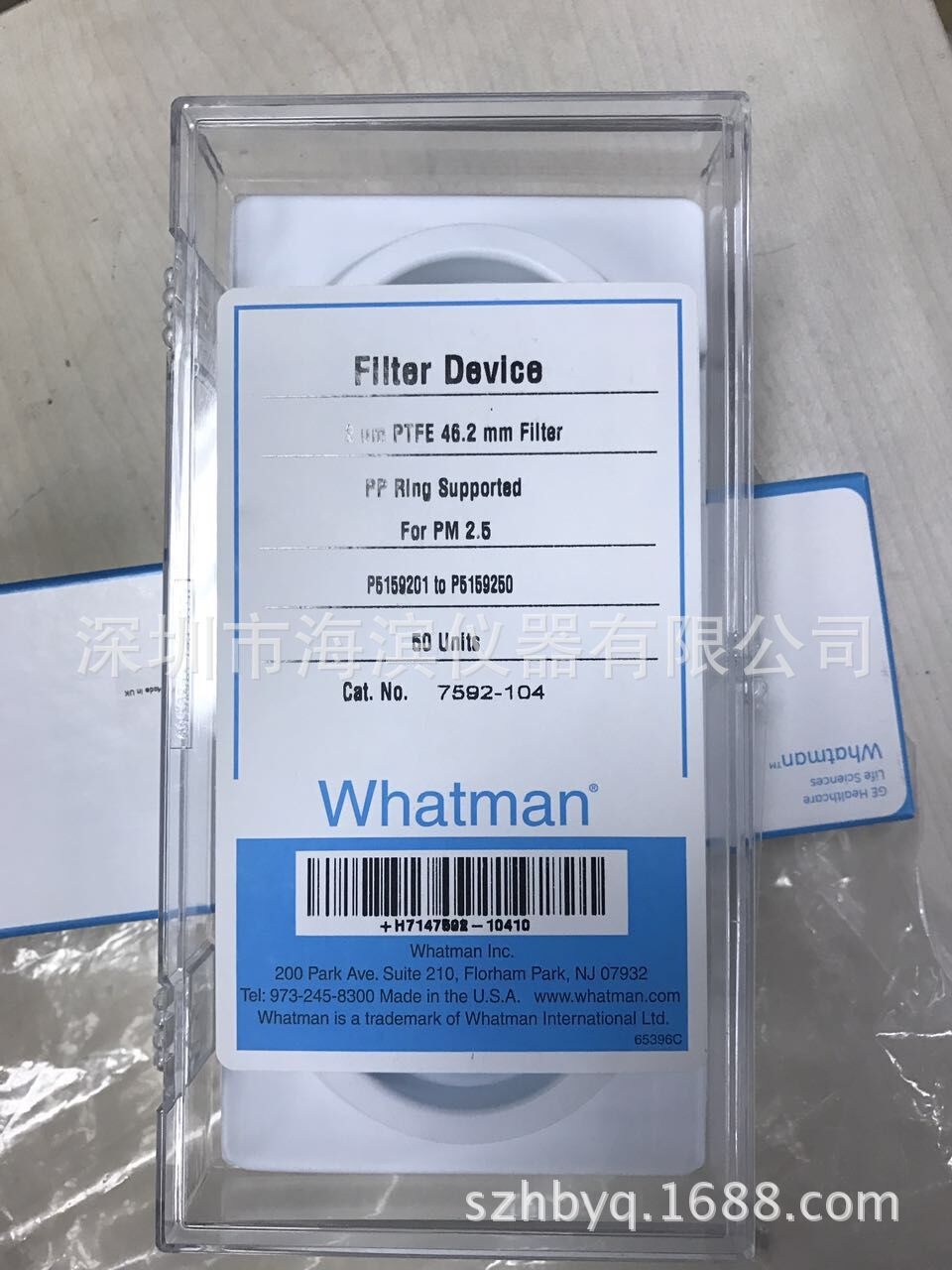 WHATMAN PM2.5空气检测滤膜 46.2MM  2UM 7592-104批发