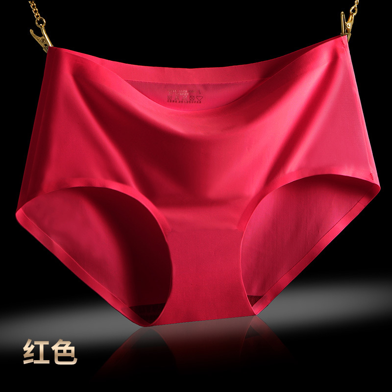 Nueva ropa interior sin costuras de una pieza de seda de hielo para mujer cintura media ropa interior de mujer sexy talla grande ropa interior de mujer 810