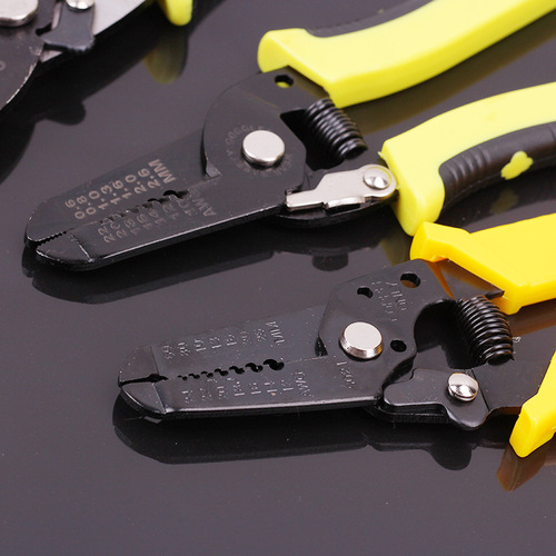 Wire Stripper Single Color Wire Stripper Double Handle Wire Stripper Heavy Duty Automatic Wire Stripper Multifunctional Wire Stripper
