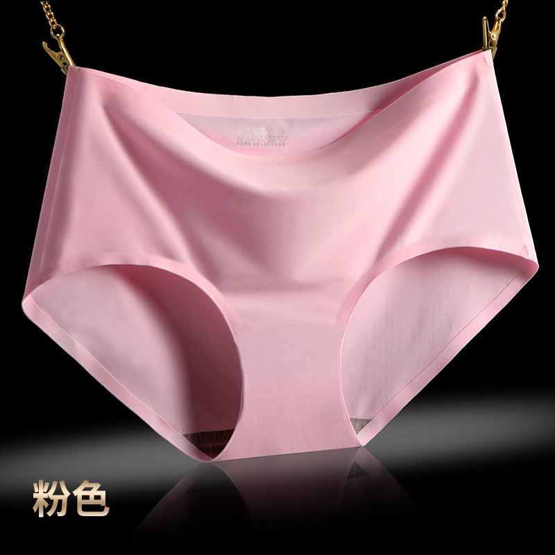 Nueva ropa interior sin costuras de una pieza de seda de hielo para mujer cintura media ropa interior de mujer sexy talla grande ropa interior de mujer 810