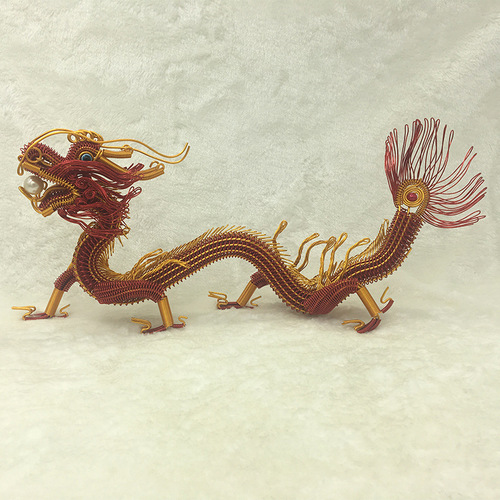 [50cm Dragon] Creative small gift activity gives away aluminum wire aluminum wire handmade model scenic spot tourist souvenirs