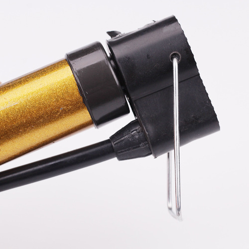 Mini portable metal steel pipe golden household multi-functional basketball football balloon foot-pump inflatable cylinder