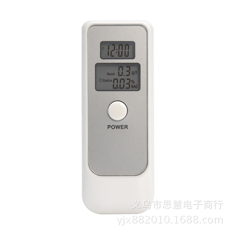 双屏显示便携式酒精测试仪  吹气式酒精测试仪 酒精测试仪6389