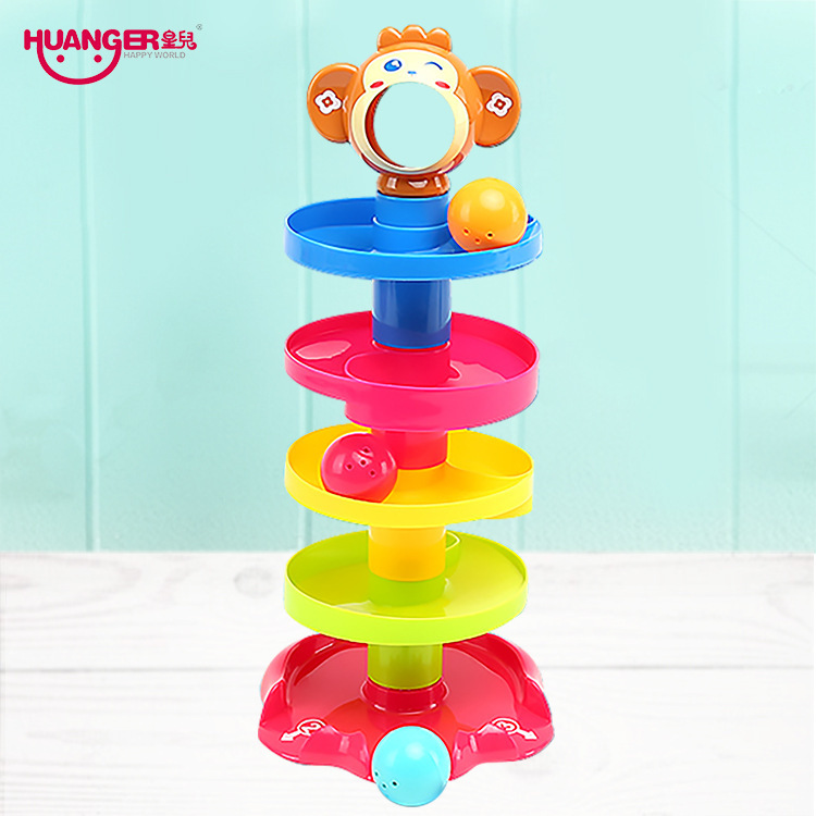 Huang Er Puzzle Roll Ball Early Education Hand Grab Ball Baby Toys 0-1 Years Old Baby Toys 0-3-6-12 Months