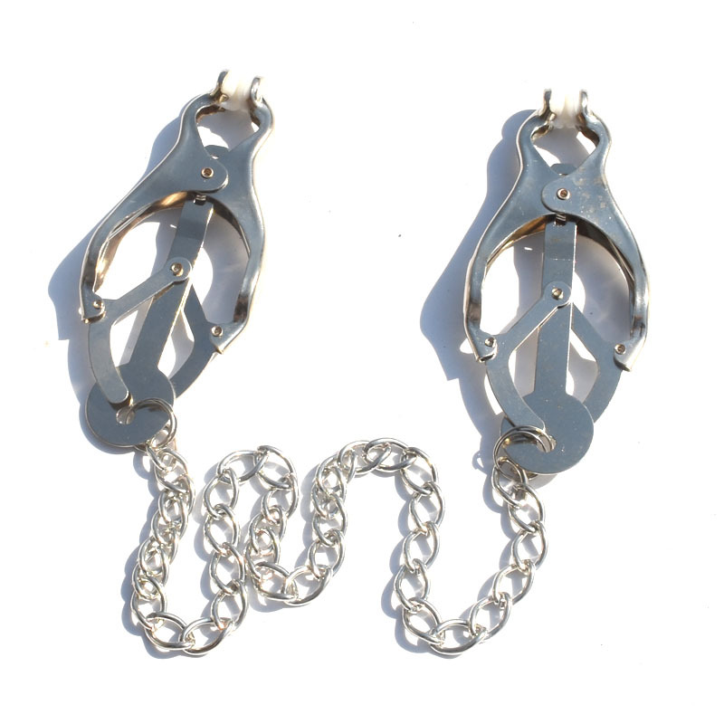 Juguetes para adultos suministros para adultos mariposa clip trébol mama aparato Acero inoxidable sexy pecho clip RX-003 sexy