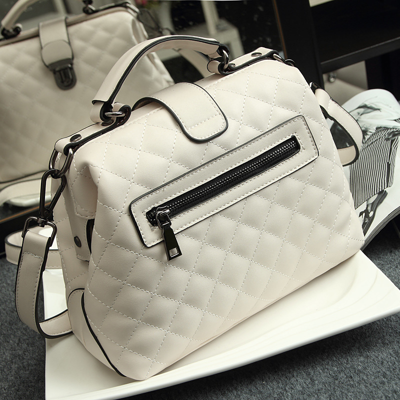2024 New Style Retro Medical Bag Shoulder Bag For Women Matte Leather Trendy Handbag - Thumbnail 3