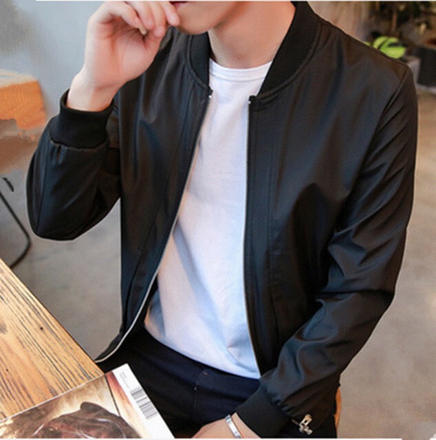 Cheap Spring and Autumn Jacket Men's Korean Style Fashionable 2017 New Student Handsome Fashionable Autumn Thin Slim-fit Men's Jacket
