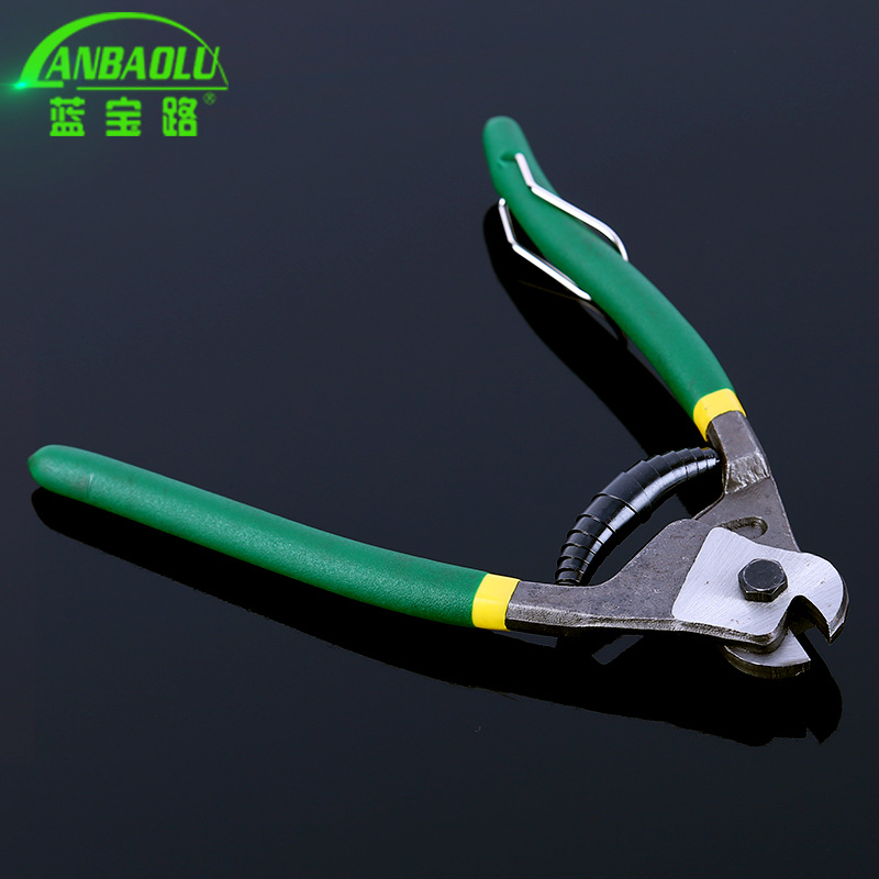 Manufacturer wholesale Lambo Road Hardware 8-inch wire rope scissors, labor-saving multi-function manual round mouth cable wire rope