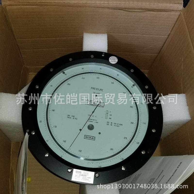 原装德国威卡WIKA品牌压力表 不锈钢材质耐腐蚀工业用表