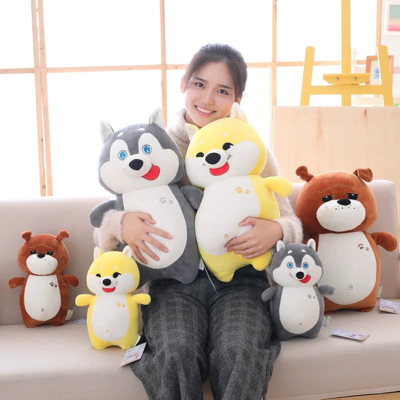 Cartoon plush cute children's doll with down, direct factory sales, Birthday gift, wholesale