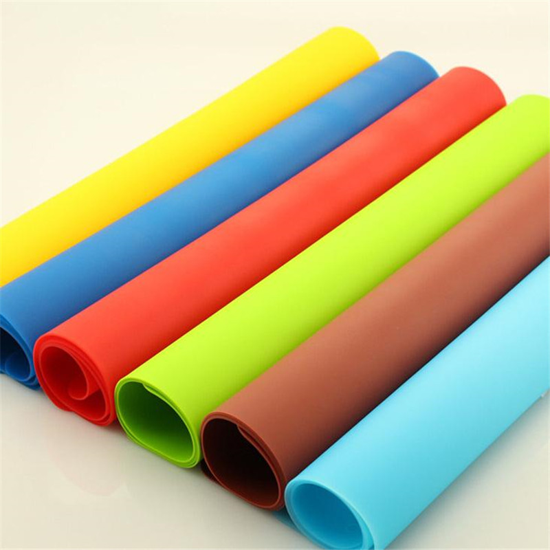Silicone solid color kneading mat