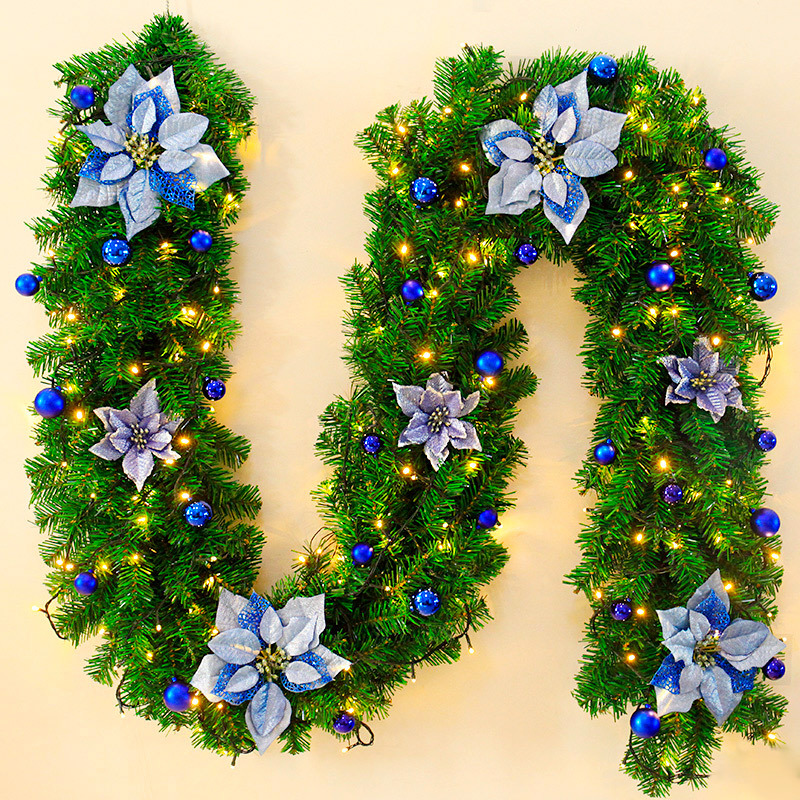 New Christmas vine 2.7 meters encrypted Christmas rattan door…