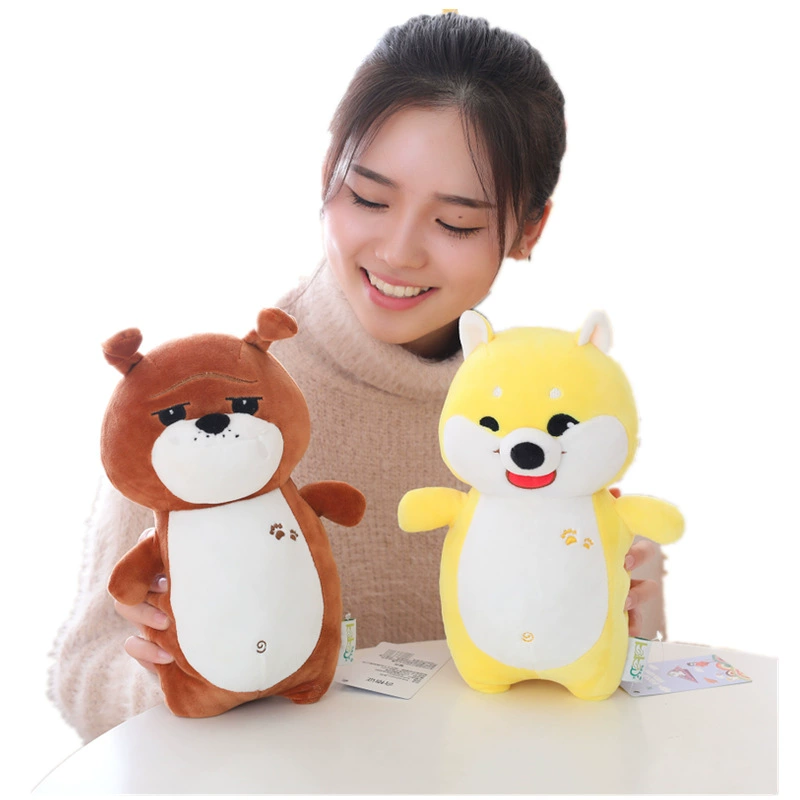 Cartoon plush cute children's doll with down, direct factory sales, Birthday gift, wholesale