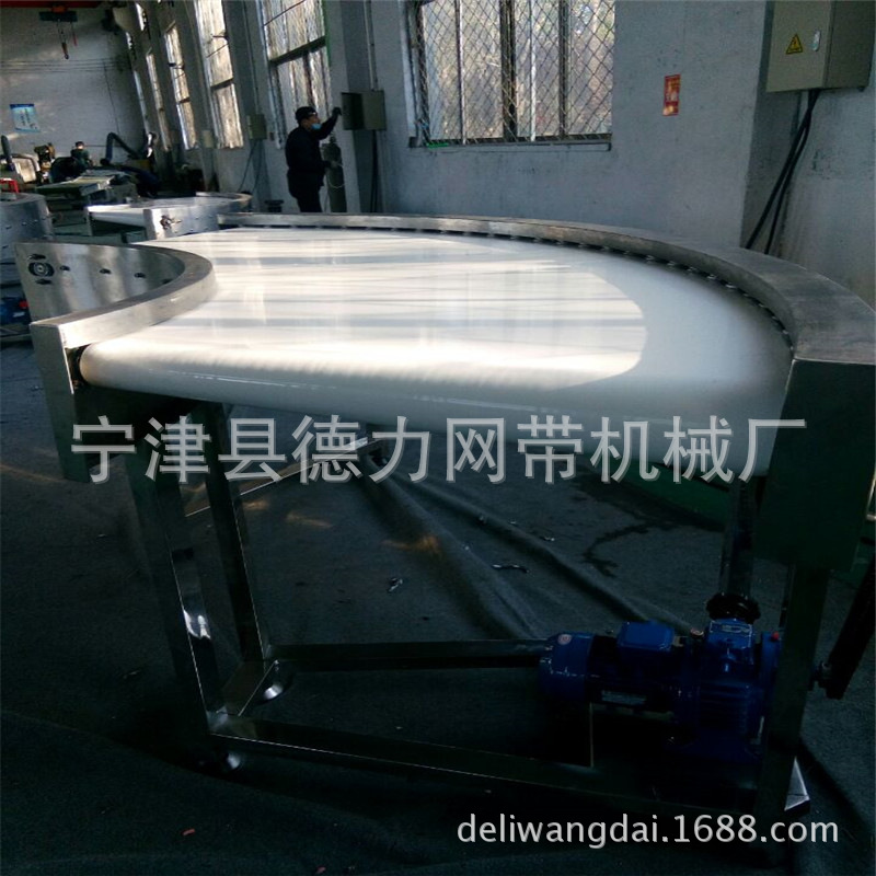 90度转角输送机转角皮带输送线180度360度皮带转弯输送机弯道机