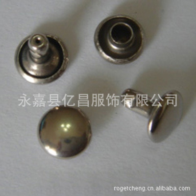 金属五金装饰撞钉 平面双面带钻铆钉 金属装饰扣