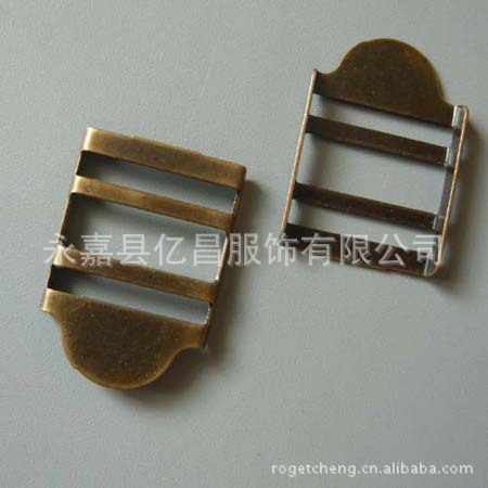 金属书包调节扣大衣背带裤纽扣活动梯形六角葫芦扣 蝴蝶装饰扣