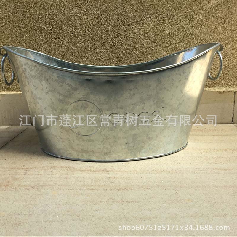 厂家加工元宝盆 供应各种超大啤酒香槟桶 饮料冰桶批发