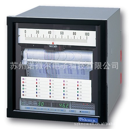RM18L日本大仓ohkura幅宽180彩色多通道RM1812G有纸记录仪RM1824N