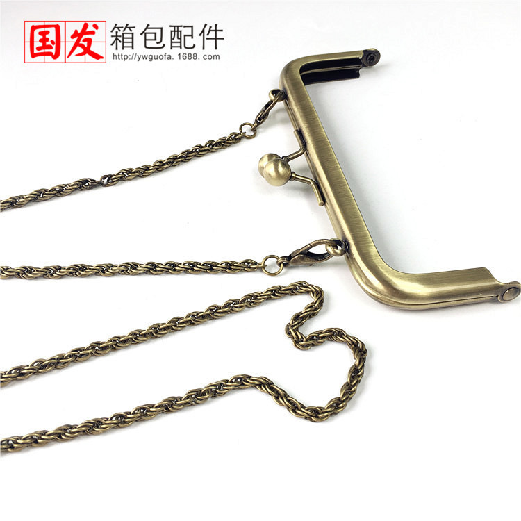 Nuevo collar de 120cm, 60cm de 4mm grueso cadena de alta calidad accesorios de bolso de oro cadena con langosta