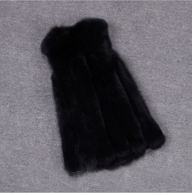 Куртка, длинный жилет, 2018, до середины бедра, европейский стиль, оптовая продажа
