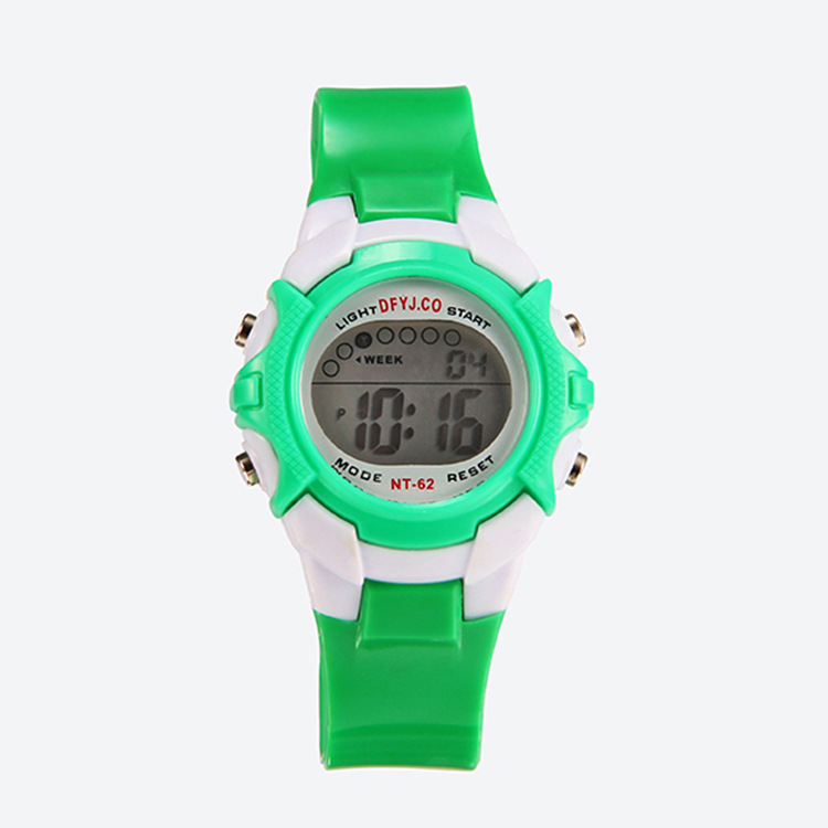 Fábrica de relojes electrónicos al por mayor multifuncional 5-15 años niña pequeña estudiante casual colorido reloj luminoso