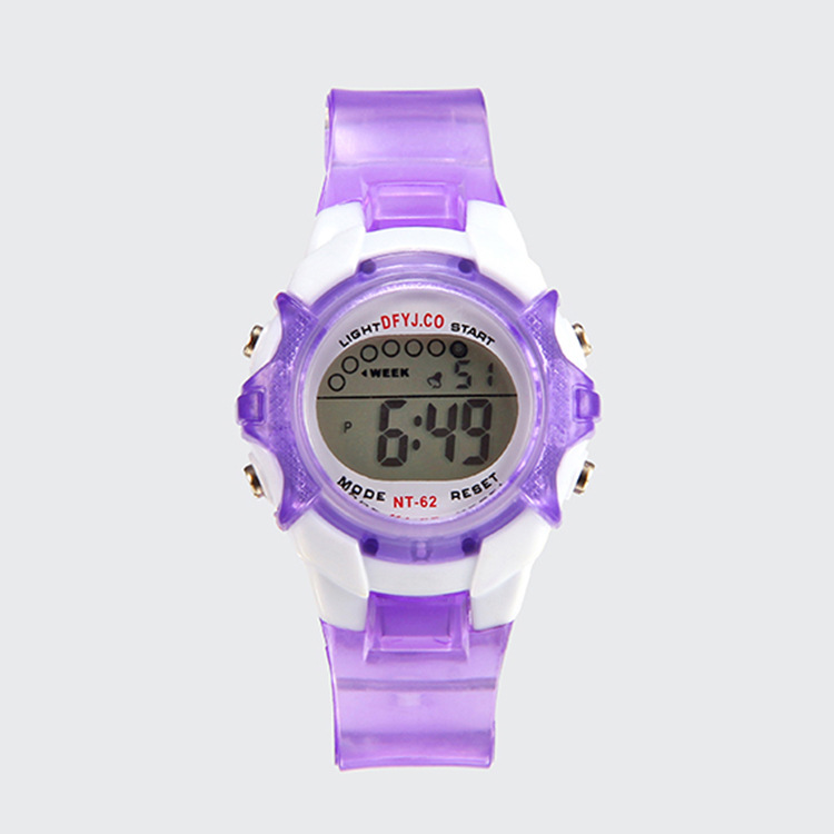 Fábrica de relojes electrónicos al por mayor multifuncional 5-15 años niña pequeña estudiante casual colorido reloj luminoso