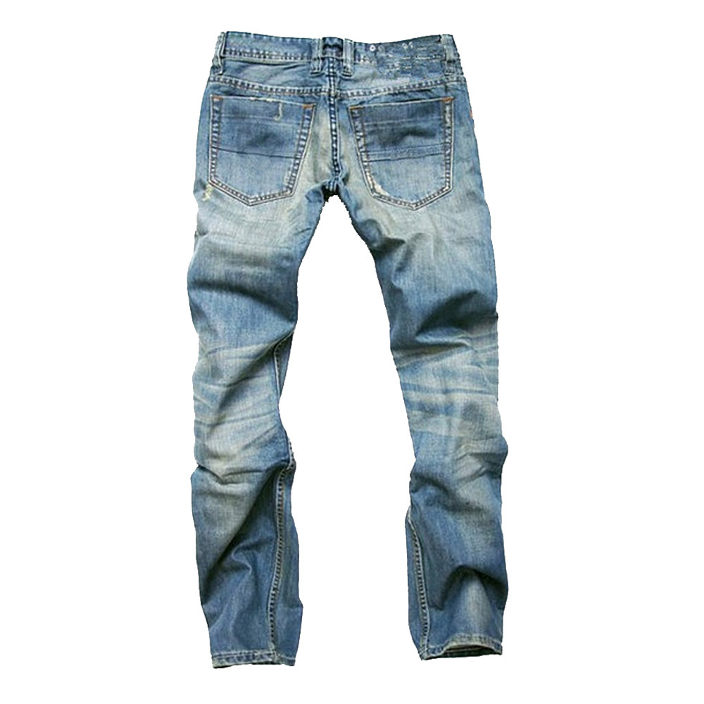 Comercio exterior de los hombres jeans gato barba ripped straight slim fit más tamaño pantalones al por mayor AliExpress 8873