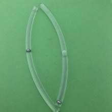 弧形玻璃管侧弯测量尺玻璃管 水泡管订制加工