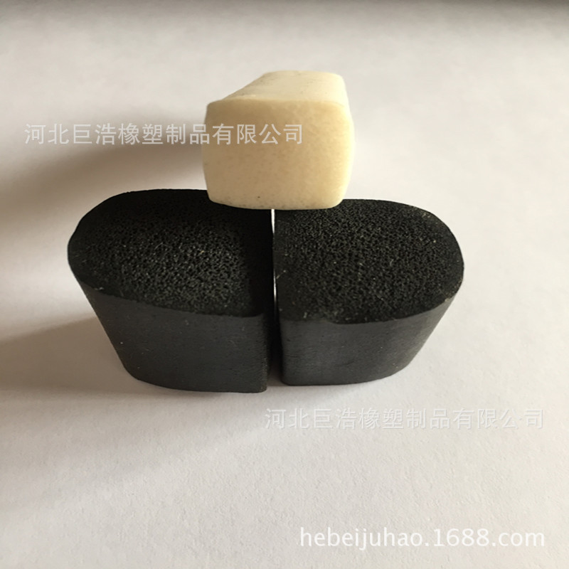三元乙丙橡胶密封条 D形发泡密封条 定购各种异形橡胶密封条