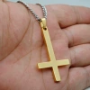 Gold upside down with 60cm single weaving chain