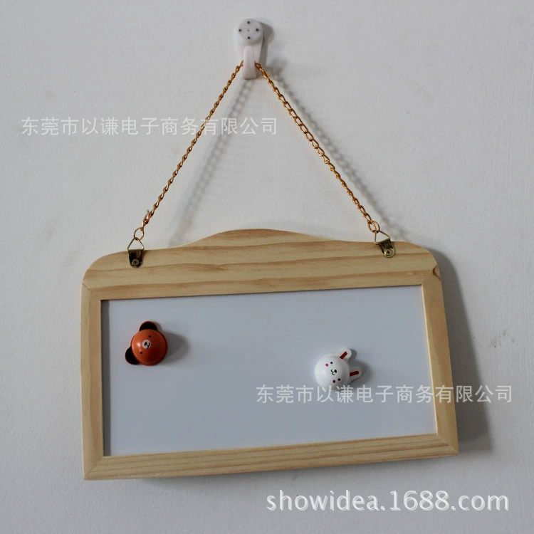 Double-sided small magnetic board for home use, fluorescence chalk