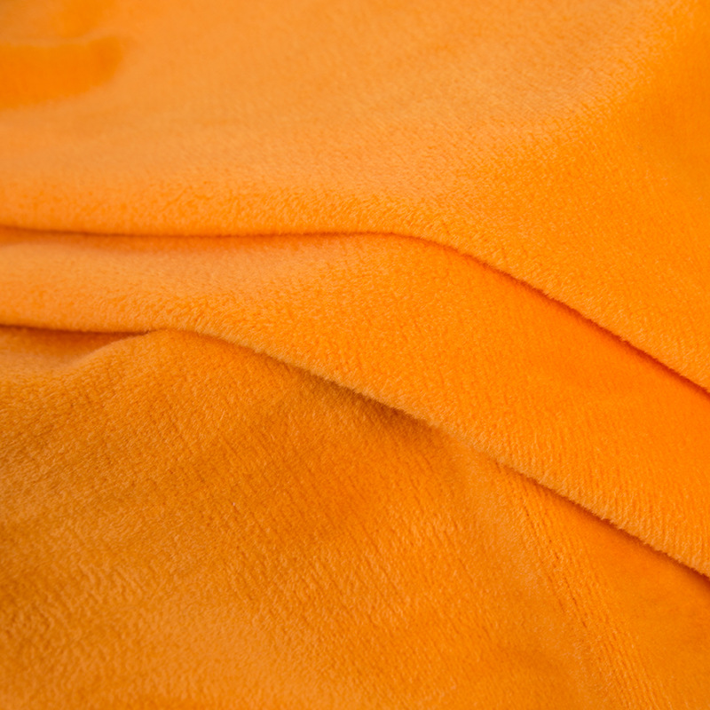 秋冬新款加绒打底布料 全涤柔软短毛绒绒布 时尚家居服装玩具面料