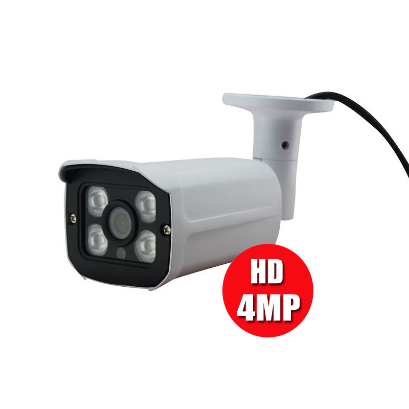 4CH 4MP AHD DVR sistema de monitoreo CCTV CMERA 4 millones kit de monitoreo para enviar disco duro de 500G