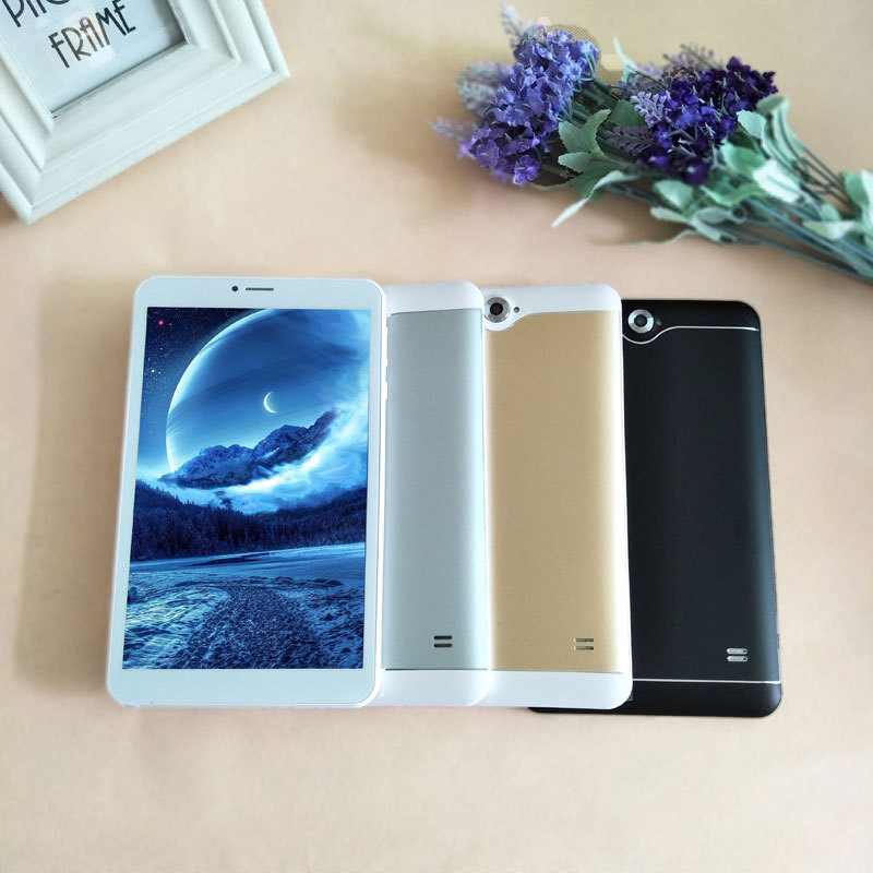 Cross-border 8-inch tablet IPS HD screen quad-core Android call student machine dual card dual standby call
