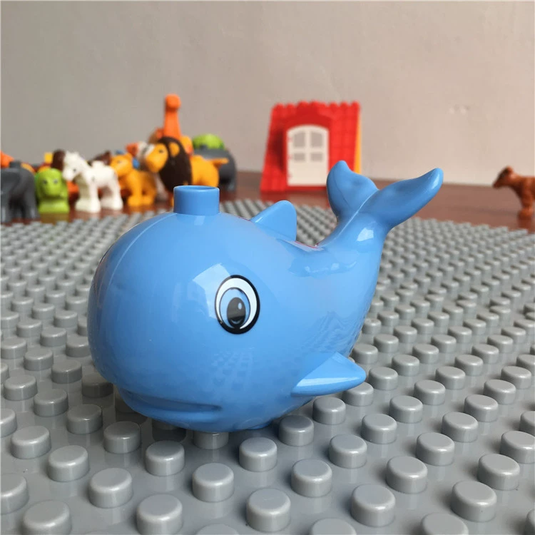 格格乐 Lego, конструктор с аксессуарами, морской динозавр, умная игрушка, зоопарк