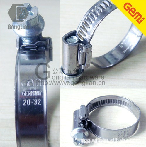 代理德国吉美喉箍|吉美不锈钢喉箍 30-45  GEMI德式喉箍密封