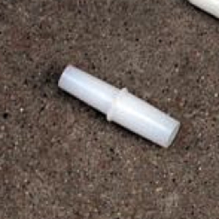 φ10X8mm-二通-变径直通-沼气配件-接头-塑料管件-管路连接-白色