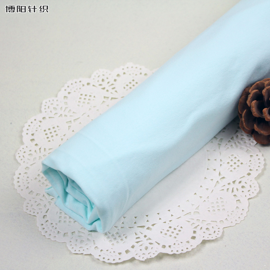 汗布T恤家居服睡衣女士内裤秋衣秋裤打底春秋针织布专用面料