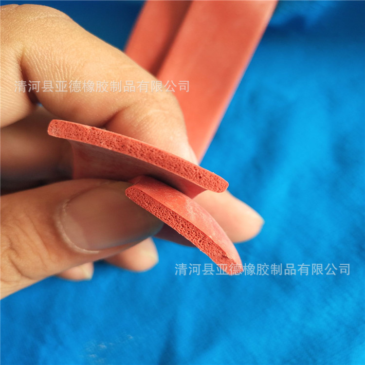 厂家 供应 耐高温硅胶条方条 扁条防滑防水实心密封条 加工