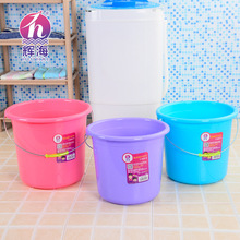 厂家直销家用学生塑料水桶 加厚学校宿舍手提洗衣洗车桶 小桶批发