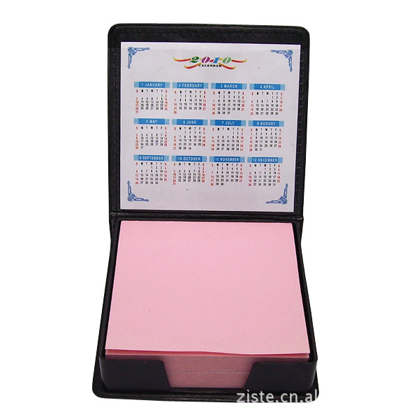 [Ventas directas de la fábrica] caja de cuero caja de la nota Oficina de Publicidad regalos promocionales logotipo imprimible