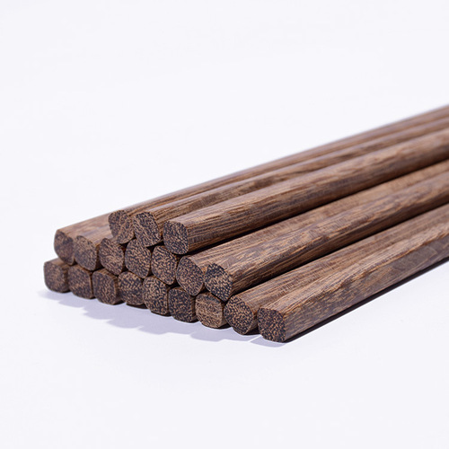 Chicken wing wood chopsticks household solid wood non-slip no paint no wax tableware red sandalwood chopsticks floor stall wholesale engraving LOGO