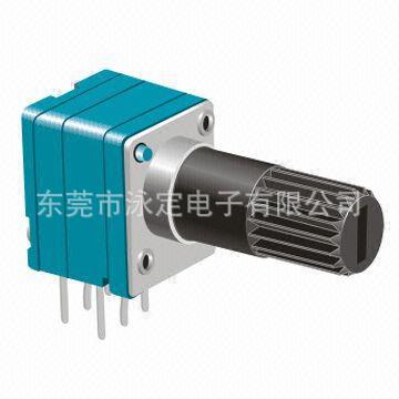 汽车功放电位器，B100K电位器，R096塑料轴双联电位器
