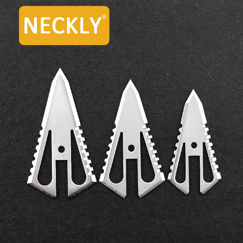 射箭用刀片 打猎异形刀片 来样来图做各类箭形刀 射箭刀片