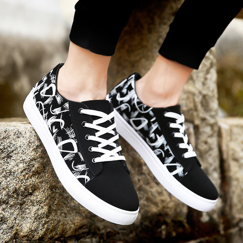 Men's Spring and Summer New Arrival Korean Style Fashion Student Loafers Casual Trendy Low-Top Sports Shoes Wholesale