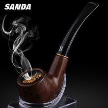 SANDA经典中小号胶木烟斗 SD-106 食品级放心咬嘴 清洗型烟丝斗