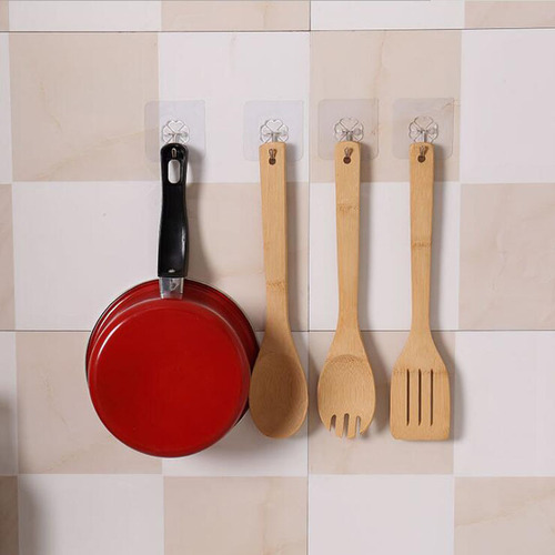 Hooks household strong sticky hooks kitchen storage load-bearing sticky hooks creative wall hanging seamless hooks hooks behind the door