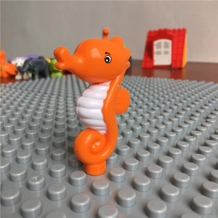 格格乐 Lego, конструктор с аксессуарами, морской динозавр, умная игрушка, зоопарк