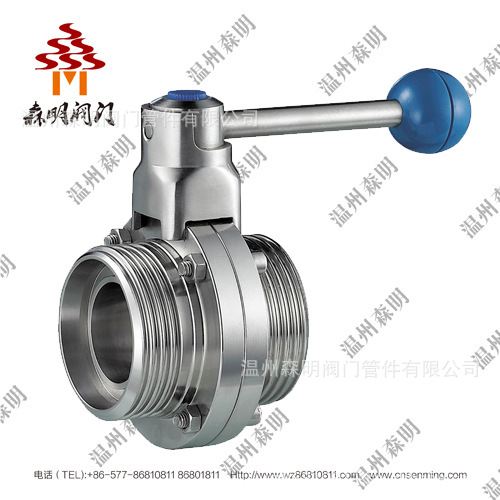 供应卫生级蝶阀   3A螺纹蝶阀 不锈钢蝶阀