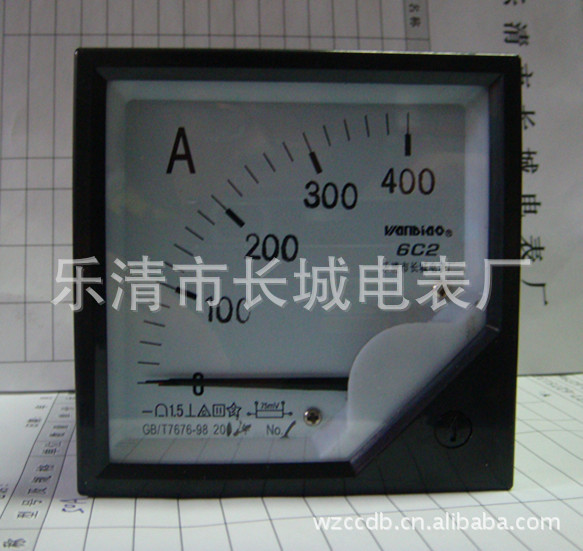 供应长城电表厂 6C2 400A  75mv 直流电流表 指针式